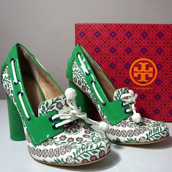 Tory Burch Shoes - Tory Burch Garden Party Fisher 110mm Loafer Pump
